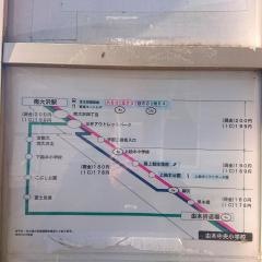 「由木中央小学校」バス停留所