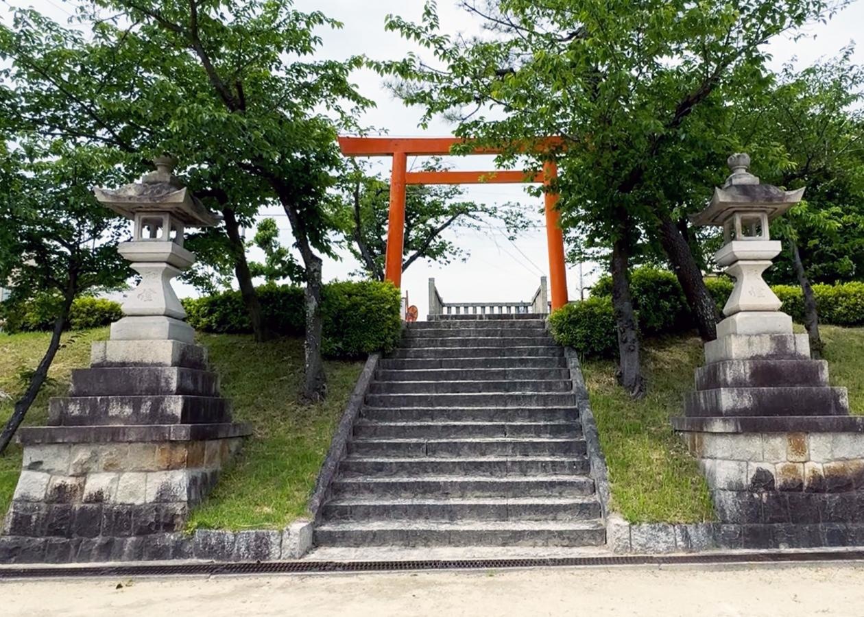 北側寄りより見た様子