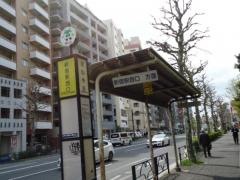 「宝仙寺前」バス停留所
