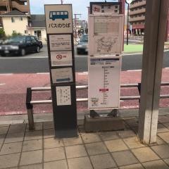 「木津駅」バス停留所