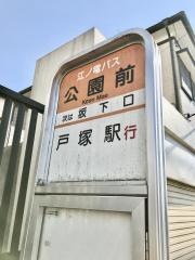 「公園前」バス停留所