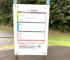 「虹ケ丘公園口」バス停留所