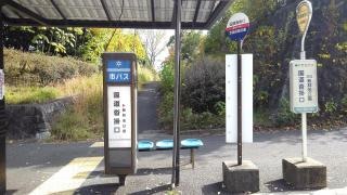 「国道沓掛口」バス停留所