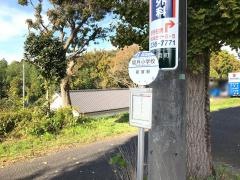 「坂月小学校」バス停留所
