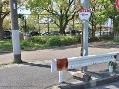 「夕照橋」バス停留所