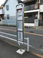 「猪方」バス停留所