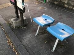 「北白川校前」バス停留所