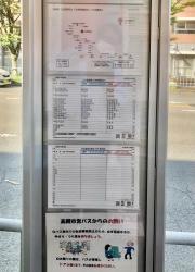 「公団阿武山」バス停留所