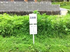「五合田」バス停留所