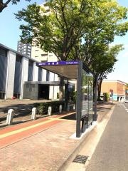 「日銀前」バス停留所