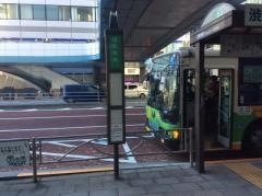 「田町駅前」バス停留所