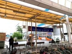 「松山市駅」バス停留所