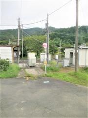 「下宇和駅」バス停留所
