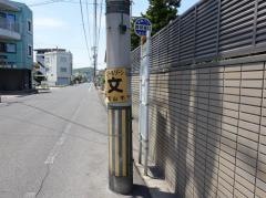 「野球場口」バス停留所