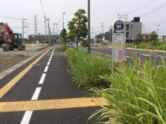 「三郷市役所入口」バス停留所