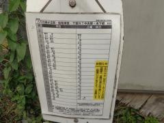 「車検場」バス停留所