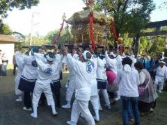 大里八幡神社秋祭り