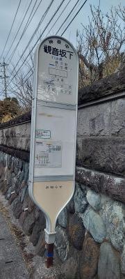 「観音坂下」バス停留所