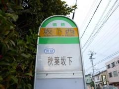「坂下西」バス停留所
