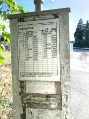 「大堀」バス停留所