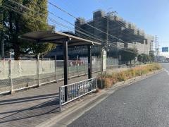 「天王寺川中学校前」バス停留所