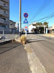 「大塚神社前」バス停留所