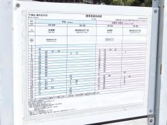 「下梅谷」バス停留所